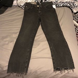 Urban outfitters high-rise cropped kick flare jean